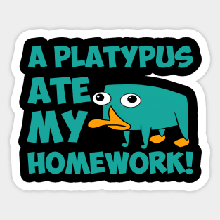 platypuis Sticker